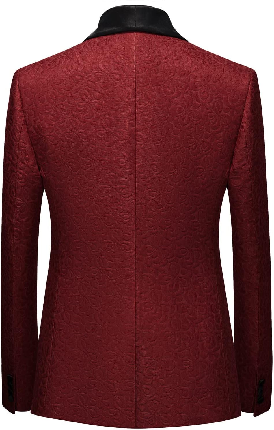 Jacquard Men Suits for Groom, Slim Fit Tuxedo, 3 Pieces Wedding Suit for Men Prom, Party