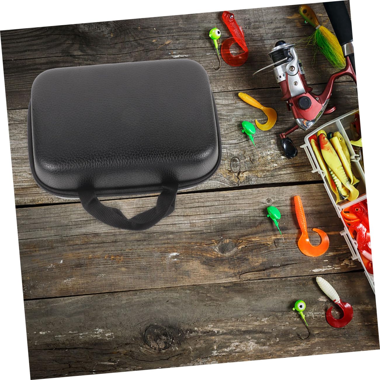 Borsa Protettiva Per Mulinello Da Pesca in Eva Spessa, Custodia e Resistente a Graffi, Set Da 2 Pezzi Per Conservazione e Trasporto, Accessori Per Pesca in Mare e Freshwater