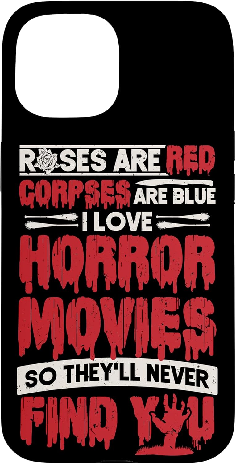 Scary Horror Movie I Love Horror Movies Case for iPhone 13