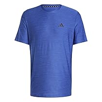 adidas Uomo Train Essentials Stretch Training Tee, SELBLM, Black, S
