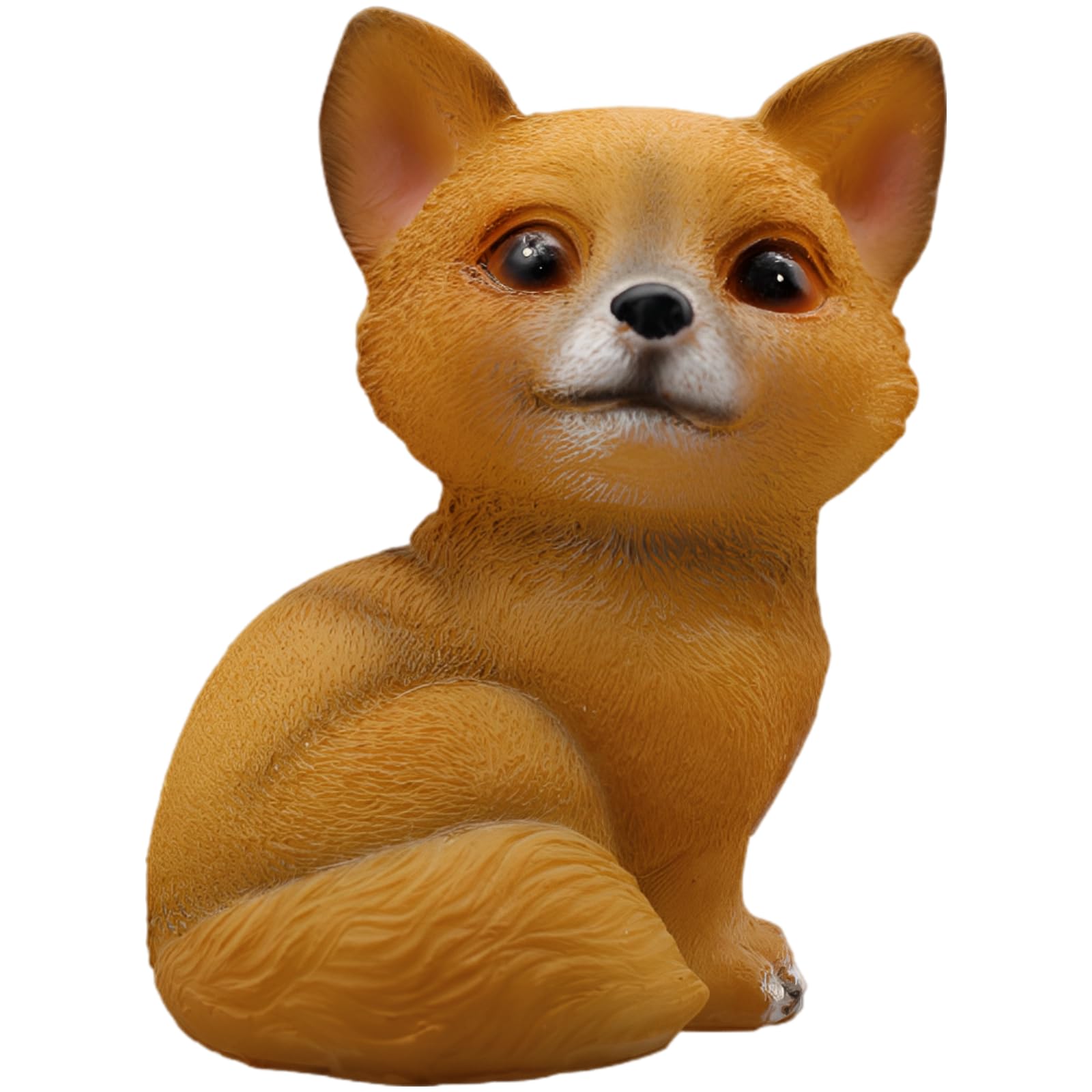 Statua solare a forma di cane, statuetta di cucciolo in resina da 13,7 cm, dipinta a mano, luce solare da giardino, simpatica lampada a forma di animale, decorazione per prato, regalo per gli