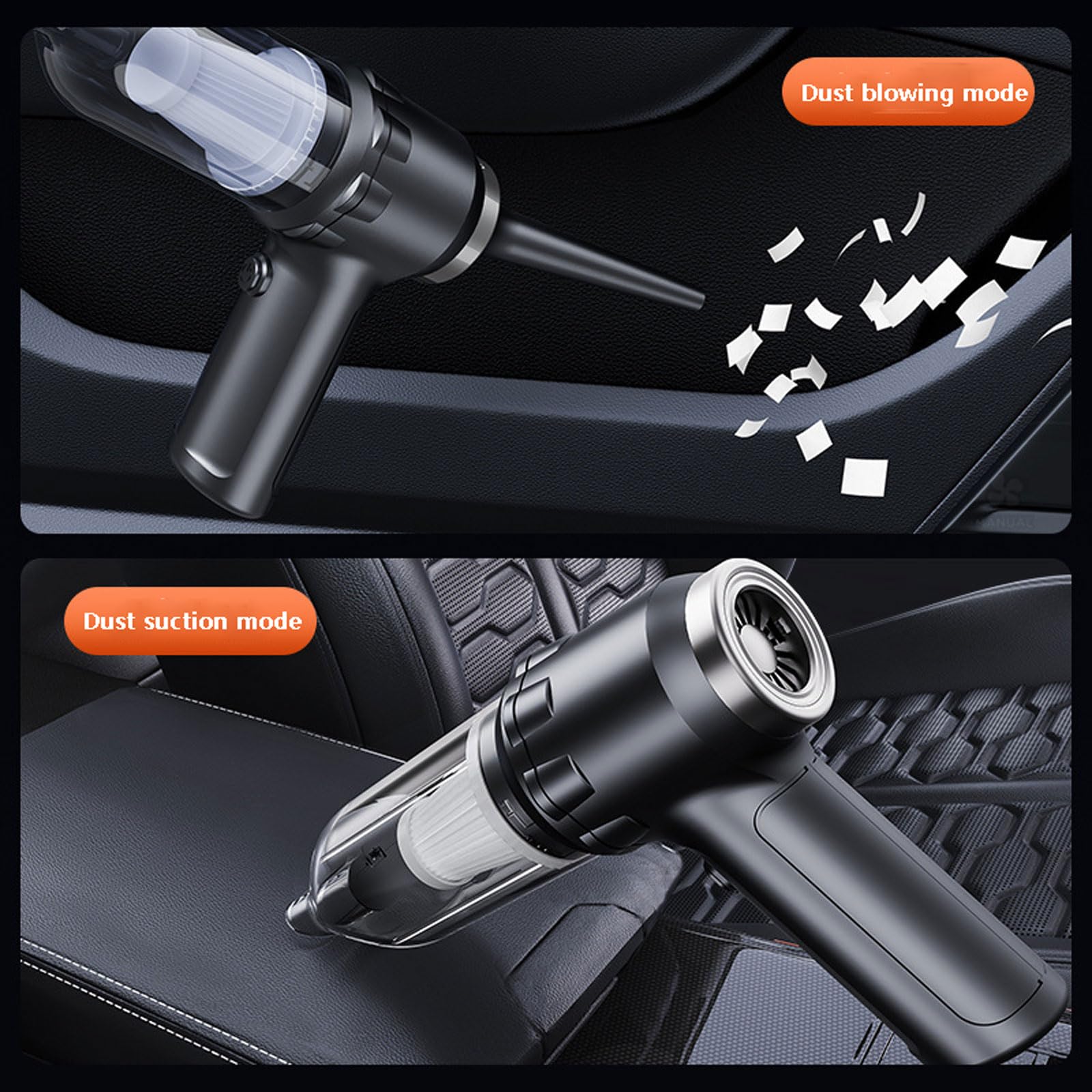 aspirapolvere per auto, Aspirapolvere for auto potente da 16000 PA con motore brushless