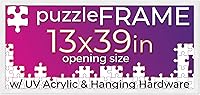 Vista 66 de Poster Palooza Kit de marco para rompecabezas de 21.25 x 15 pulgadas, incluye hojas de pegamento para rompecabezas, marco de madera blanca
