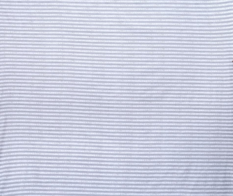 Image of NHD HOME Premium Glace Cotton 180 TC Flat Single Bedsheets Breathable | Wrinklefree (Size-60 X 90 Inch) with 1 King Size Pillow Covers (Size-17 X 27 Inches, White &Grey Striped)