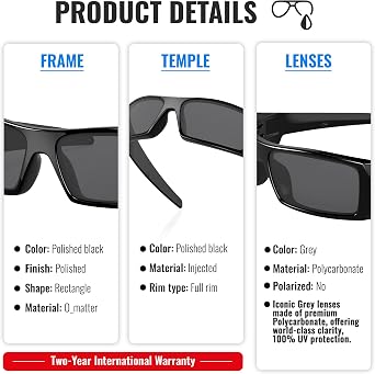 Oakley GASCAN OO9014 Rectangle Shape Sunglasses With Official Eyewear Kit | Men's Sunglasses