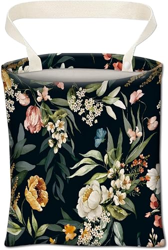 Bote de basura para automóvil, bonita bolsa de basura para automóvil, organizador colgante y bolsa de almacenamiento, papelera para accesorios de