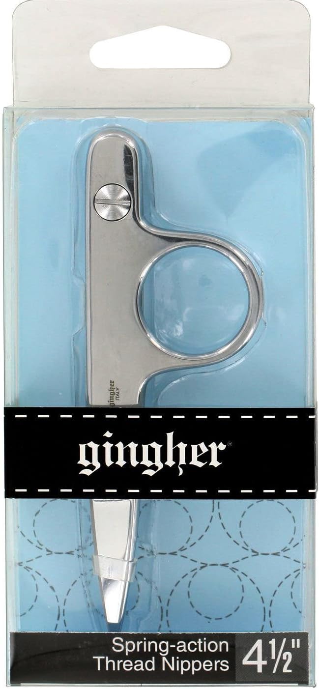 Gingher 4-1/2" Spring Action Knife-Edge Thread Nipper/Cutter G-TNKE