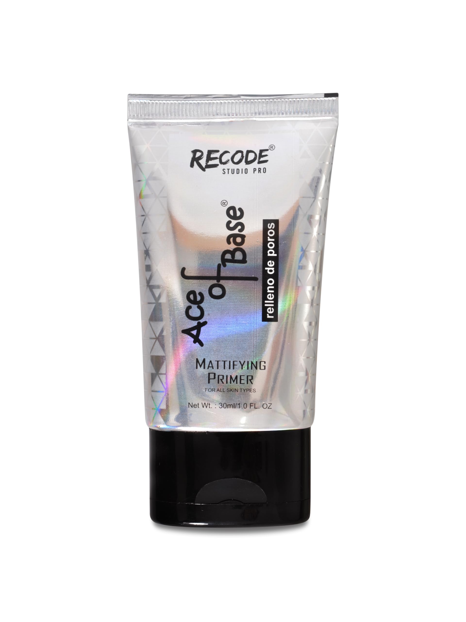 Recode Makeup Ace of Base Primer for Oily & Dry Skin, Lightweight & Silky Smooth, Face Primer for Women & Girls, All Skin Types, 30ml