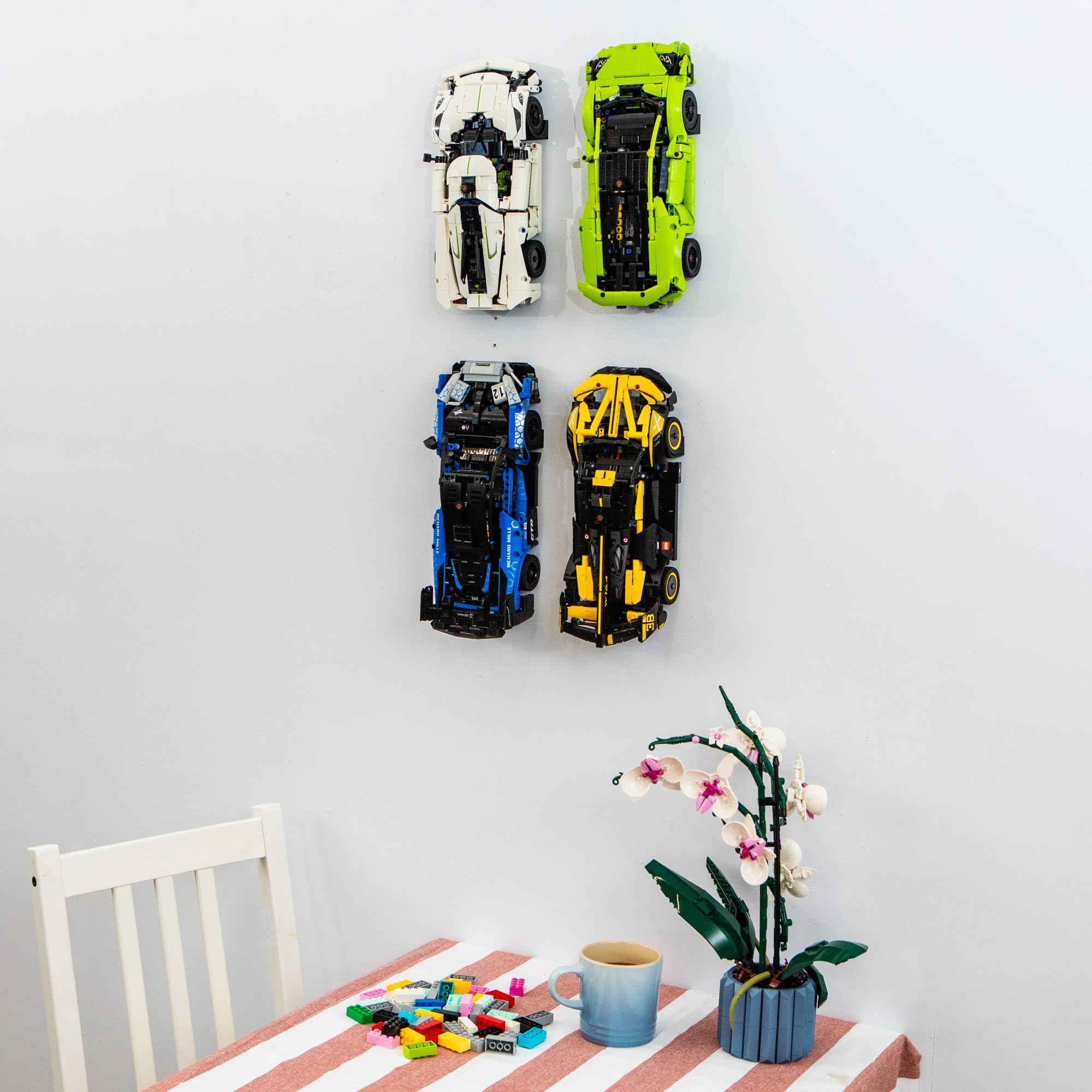 Brickify Wall Mount Compatible with Lego Technic Cars, Black - Image 4