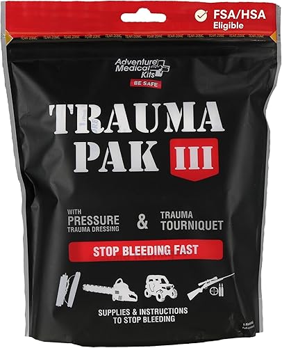 Adventure Medical Kits Trauma Pak III, negro, talla única (2064-0298)