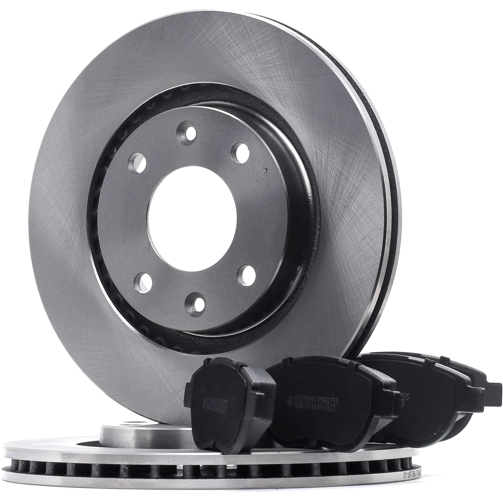 STARK SKBK-10990875 Juego para eje Kit de discos de freno y pastillas Delantero sin tornillos Compatible con PEUGEOT 208 I Hatchback CA, CC