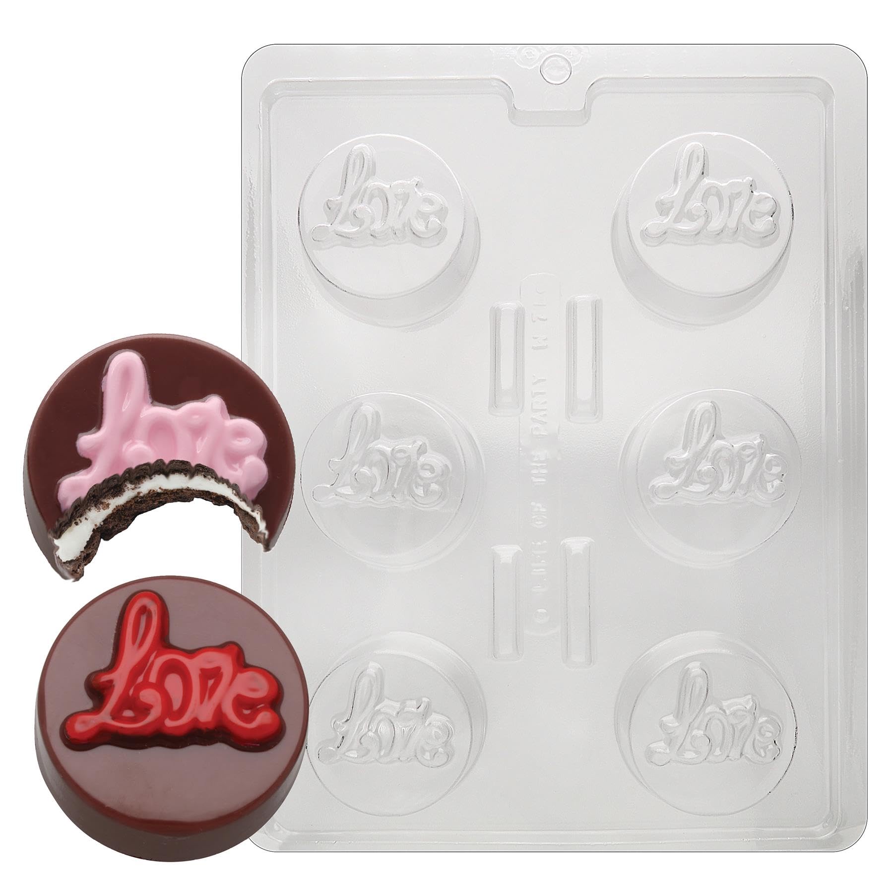 Cybrtrayd W071 Love Cookie Wedding Chocolate Candy Mold by CybrTrayd