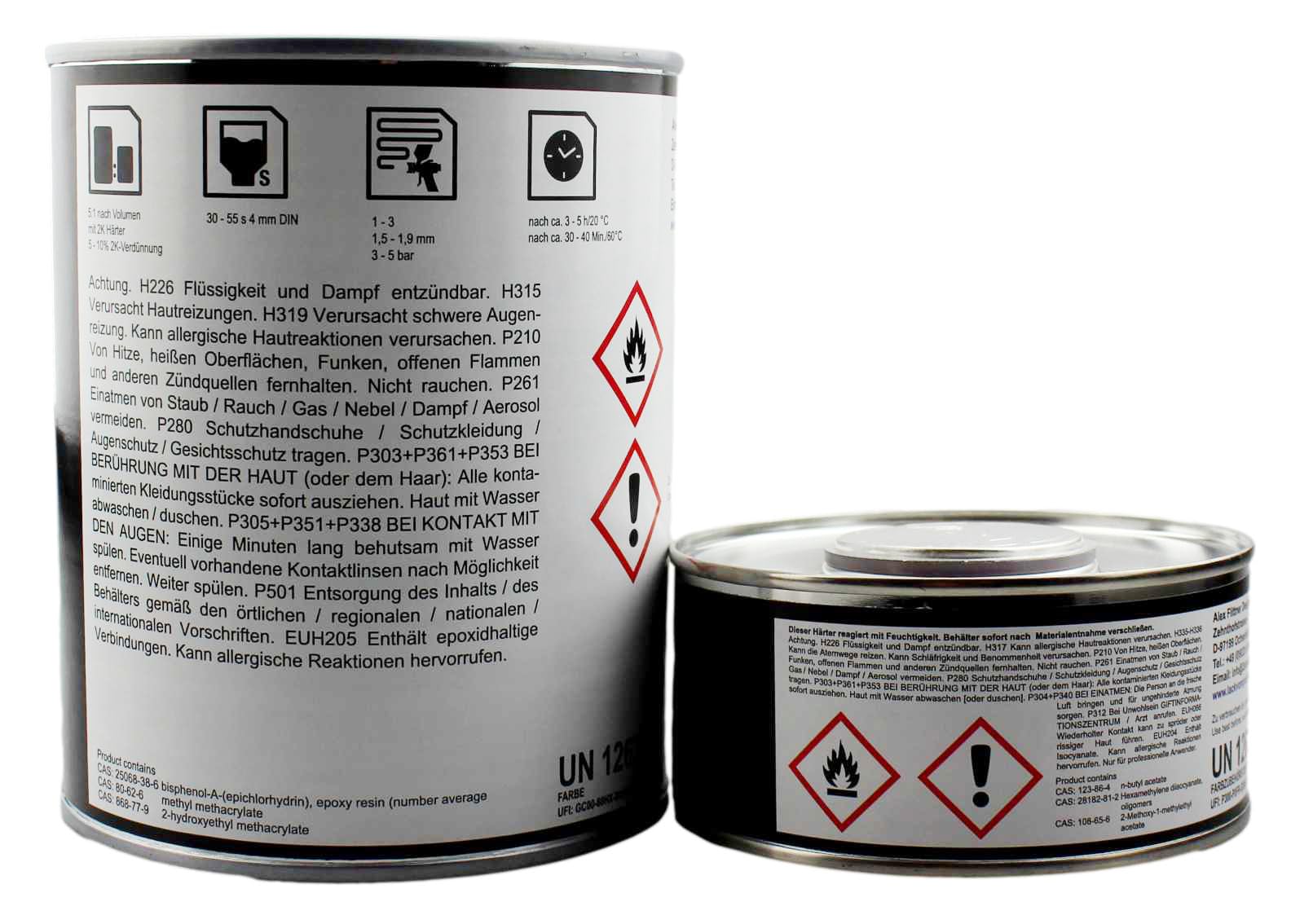 Alex Flittner Designs 2K Acryl Füller Rostschutz Grundierung