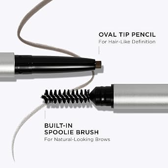 قلم حواجب طاقة محجوب من IT Cosmetics - ظلال عالمية - تركيبة طويلة الأمد ومثبتة - مع Biotin - حواجب طبيعية - فرشاة براغي مدمجة