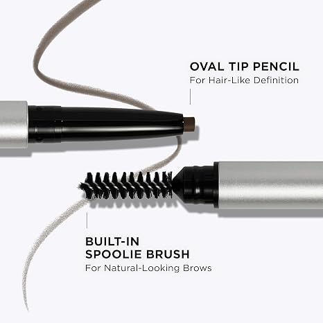 قلم حواجب طاقة محجوب من IT Cosmetics - ظلال عالمية - تركيبة طويلة الأمد ومثبتة - مع Biotin - حواجب طبيعية - فرشاة براغي مدمجة