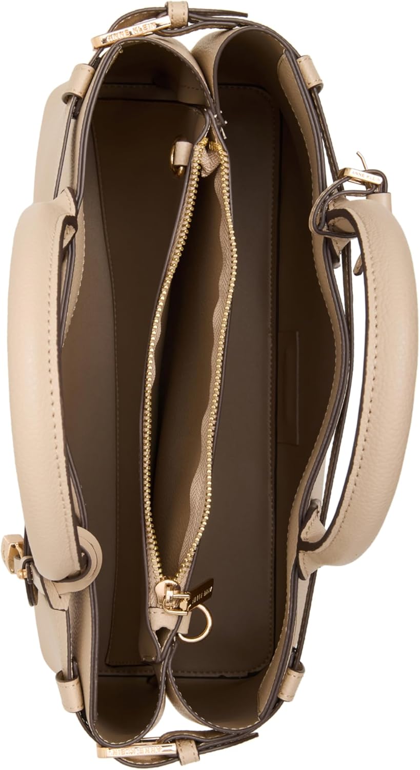 Anne Klein womens Anne Klein Belted Convertible Large Satchel Bag - Image 3