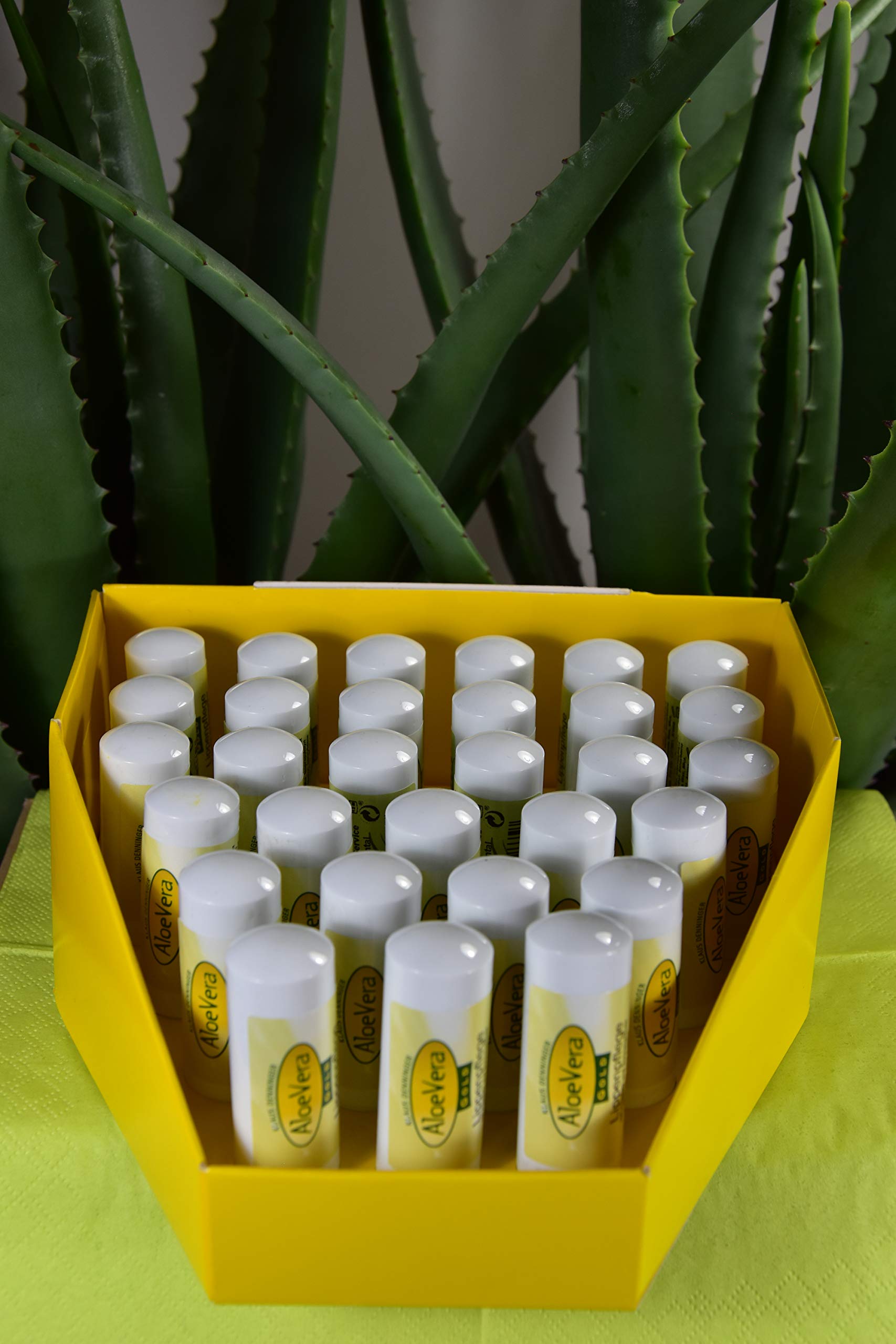 Aloe Vera Gold Lippenpflege Stift, 5er Pack (5 x 5 ml) : Amazon.de: Kosmetik