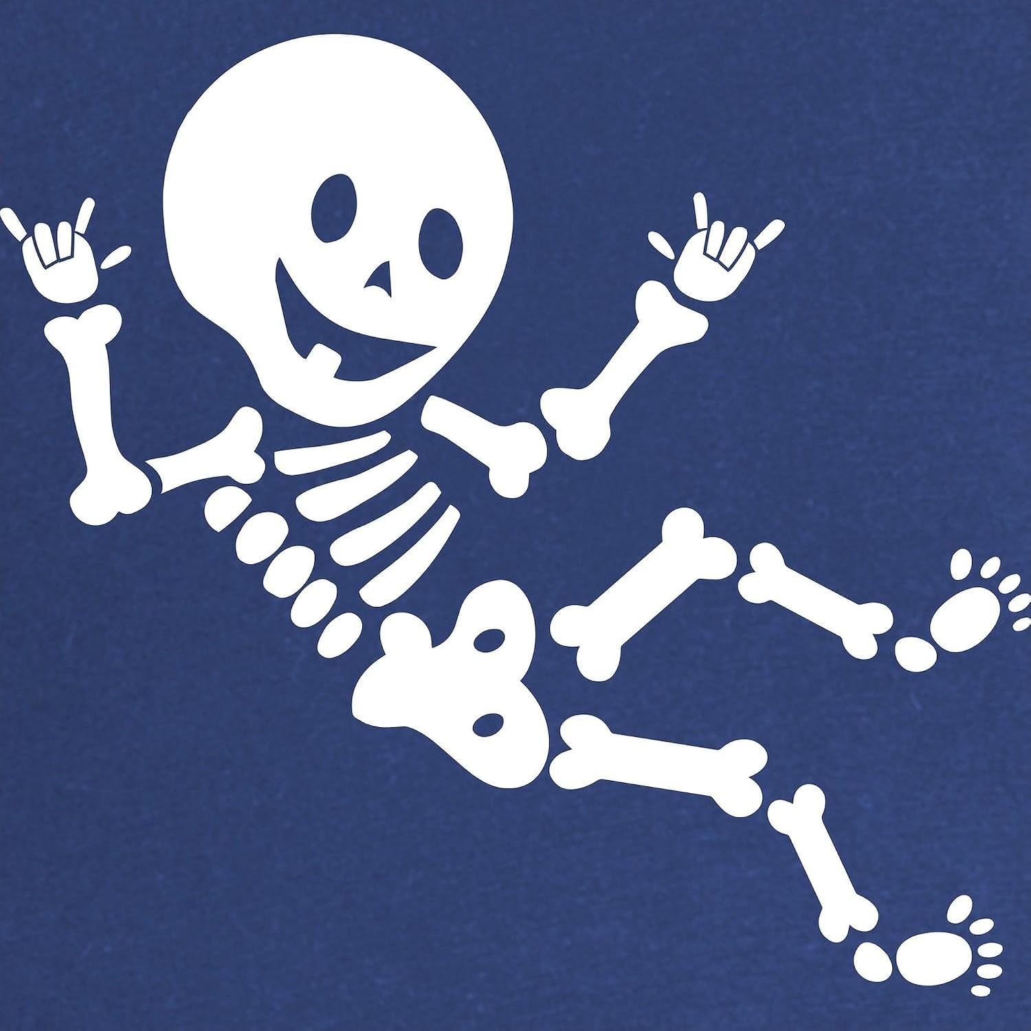 CafePress Halloween Skeleton Maternity Dark T Shirt Women's Maternity Ruched Side T-Shirt