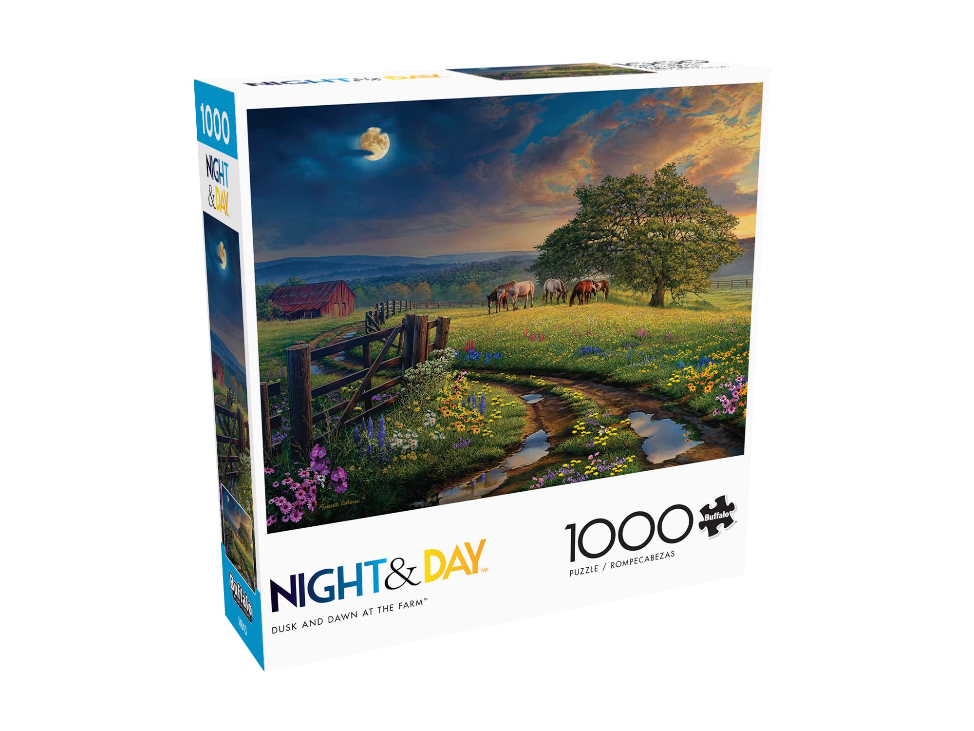 Buffalo Games - Zmierzch i świt na farmie - puzzle 1000 elementów