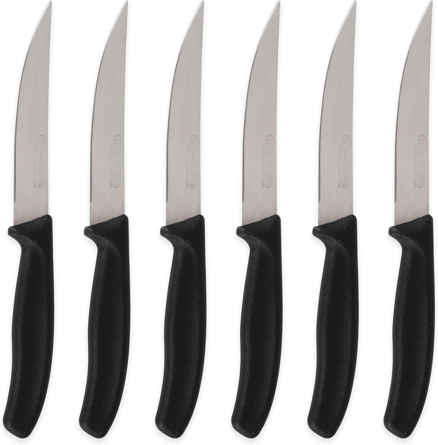Quttin Knife set black (6 pieces)