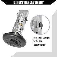Vista 4 de 15298923 / Interruptor de encendido interior/cilindro de bloqueo de dirección con 2 llaves para Chevy Silverado 2003-2006 para GMC Sierra 2003-2006