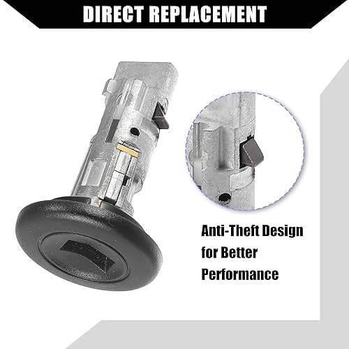 Miniatura 4 de Hihaha 15298923  Interruptor de encendido interiorcilindro de bloqueo de dirección con 2 llaves para Chevy Silverado 2003-2006 para GMC Sierra