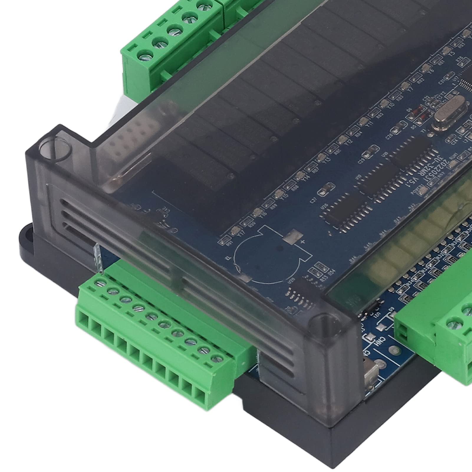 Industrielle Steuerplatine 16 In 16 Out 6AD 2DA RS485 | Logiksteuermodul mit Echtzeituhr für Automatisierung | DC24V PLC Alternative für Druck/Fertigung/Kunststoff