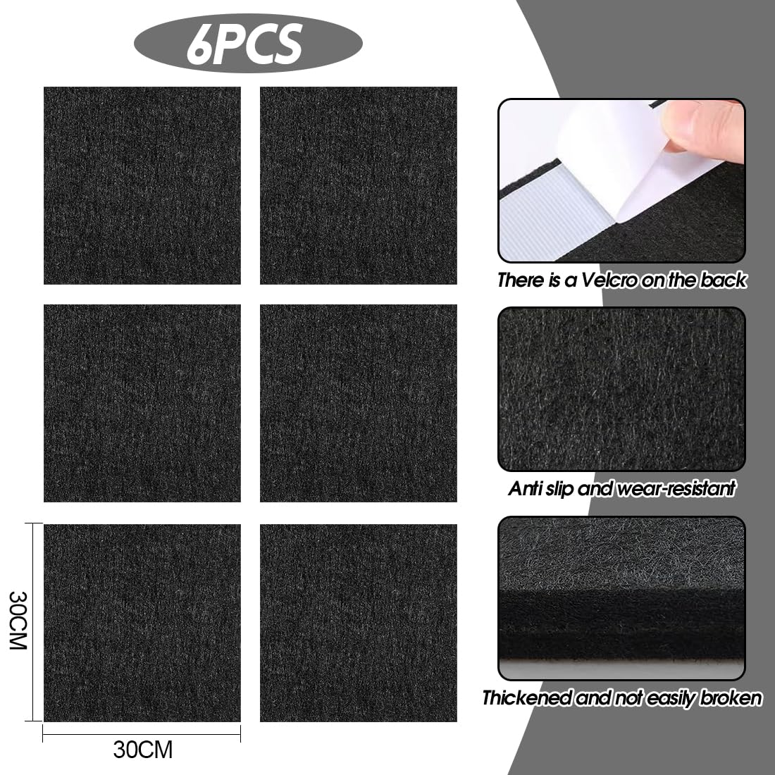 Protector de pared para dardos de fieltro, protección de pared, tablero de dardos, borde autoadhesivo, azulejos de pared de fieltro, parte trasera de corcho para casa, club y exterior — view 2
