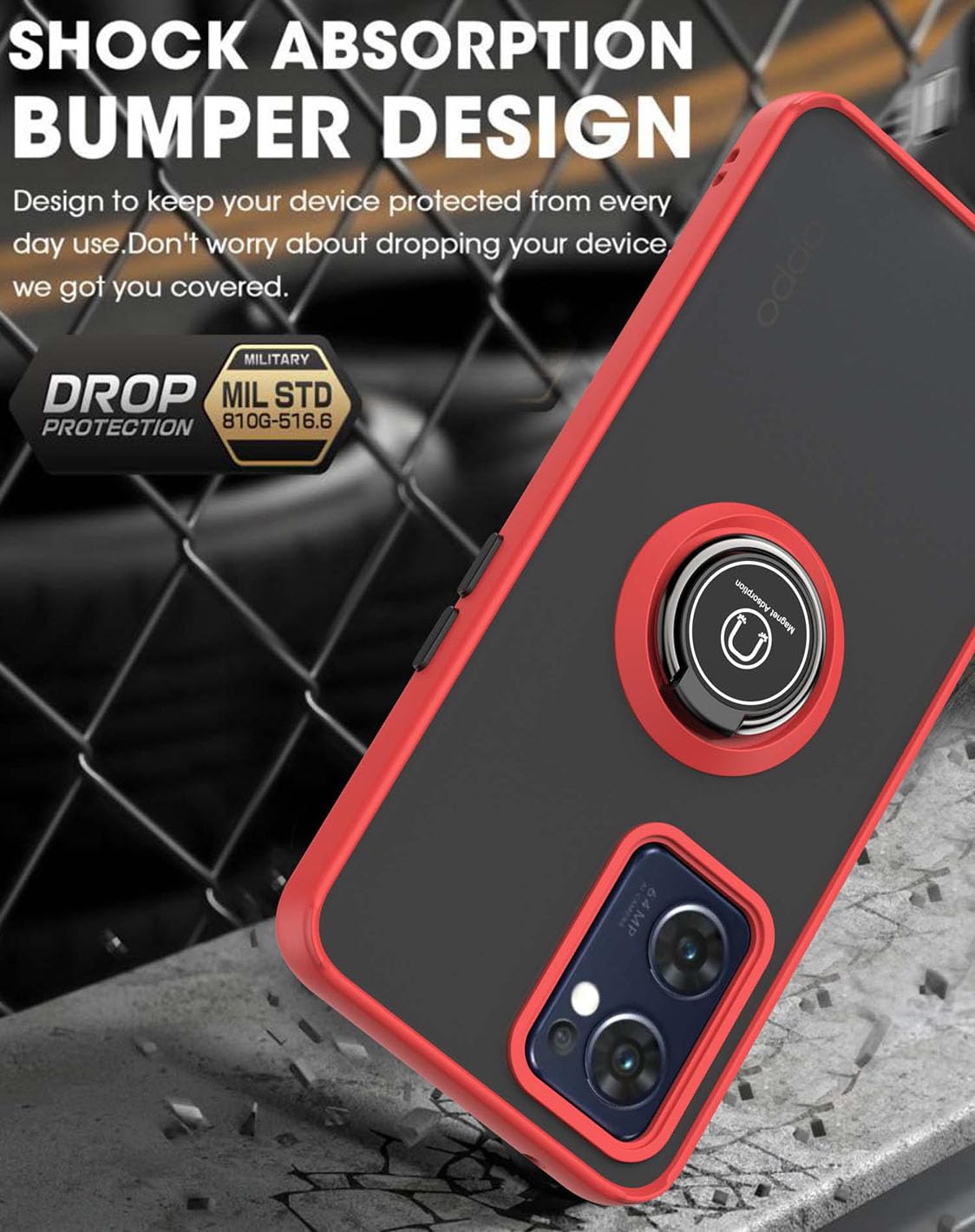 UPLAI Funda Para Google Pixel 7A, Antigolpes Ultra Delgado Carcasa Con Soporte Magnético Anillo, PC + Suave TPU Bumper Moda Escarchado Estuche Caso.(Verde Ejercito
