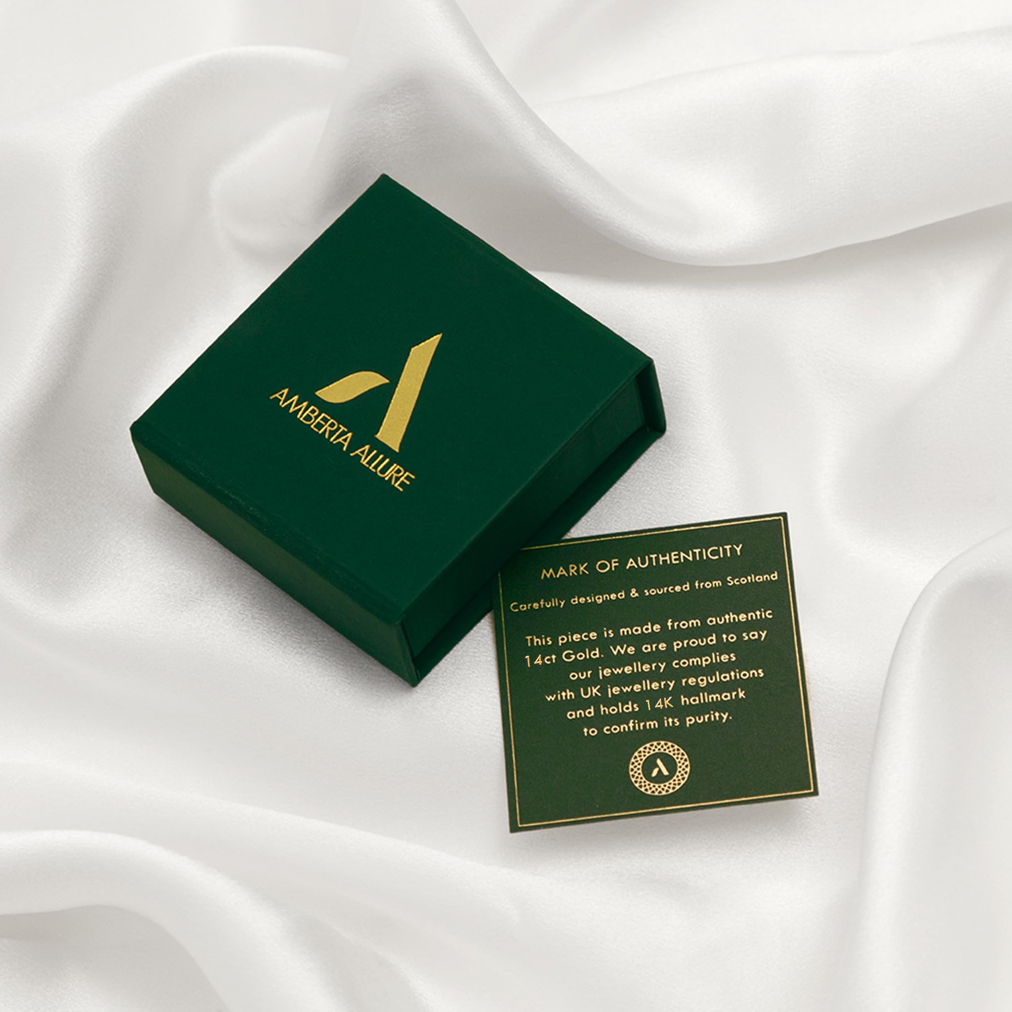 Amberta Fede Nuziale Oro 14K Giallo Bianco per Donna Uomo | Anello Donna Oro 14K Vero Solido per Lui e Lei Qualita' Premium Italiano