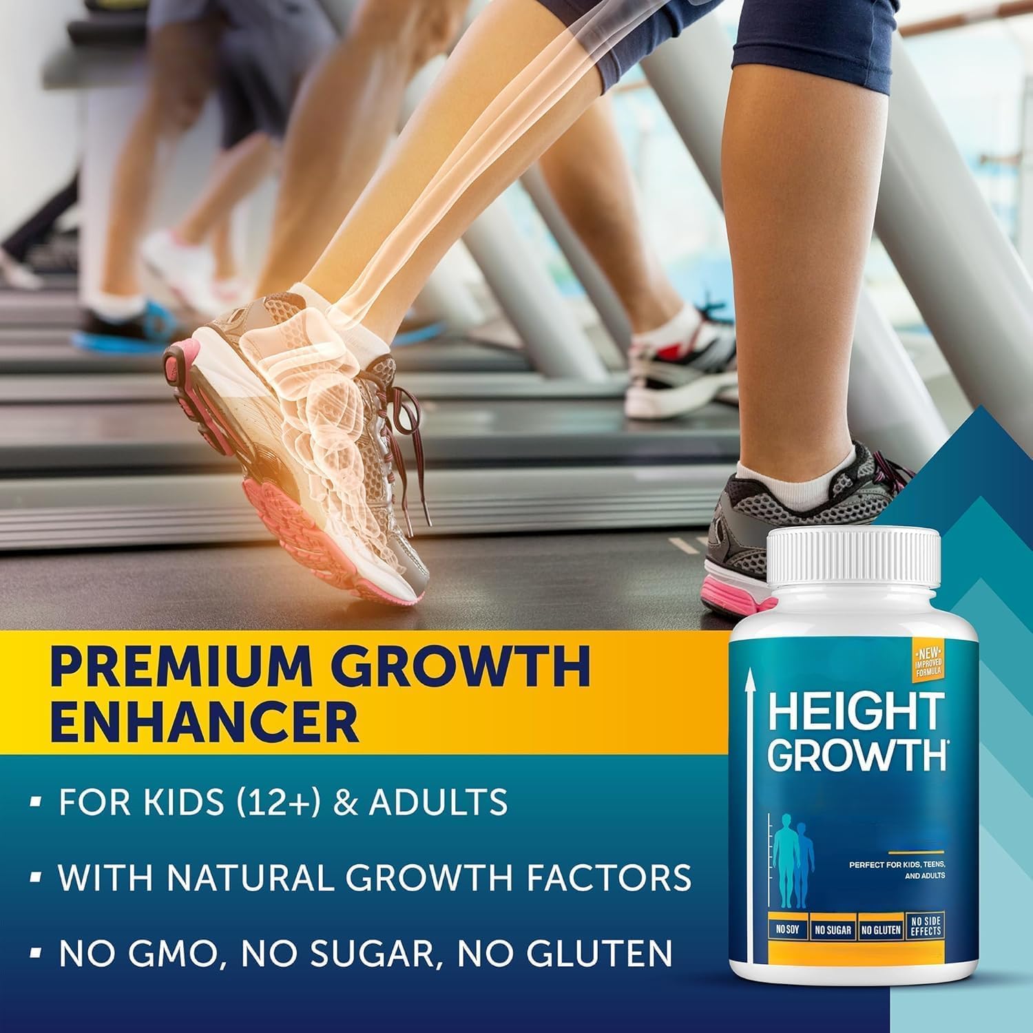 Daily Healthy Height Growth Complex aiuta a supportare il normale sviluppo fisico e il mantenimento della crescita. Adatto per l'uso quotidiano da parte di bambini, adolescenti e adulti.
