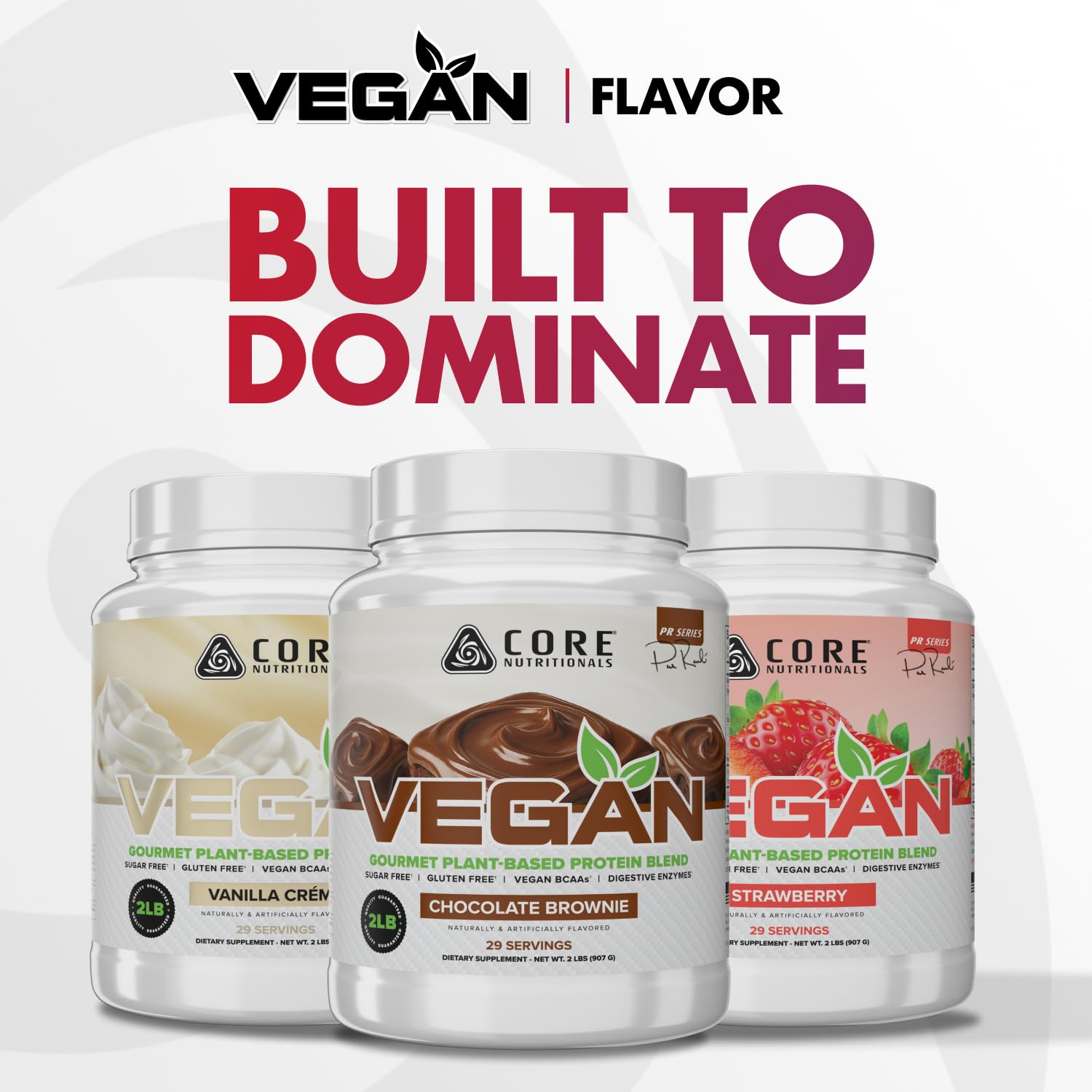 Core Nutritionals Vegan Plant Protein, Vanilla Crème, 2 lb — Amazon image 5