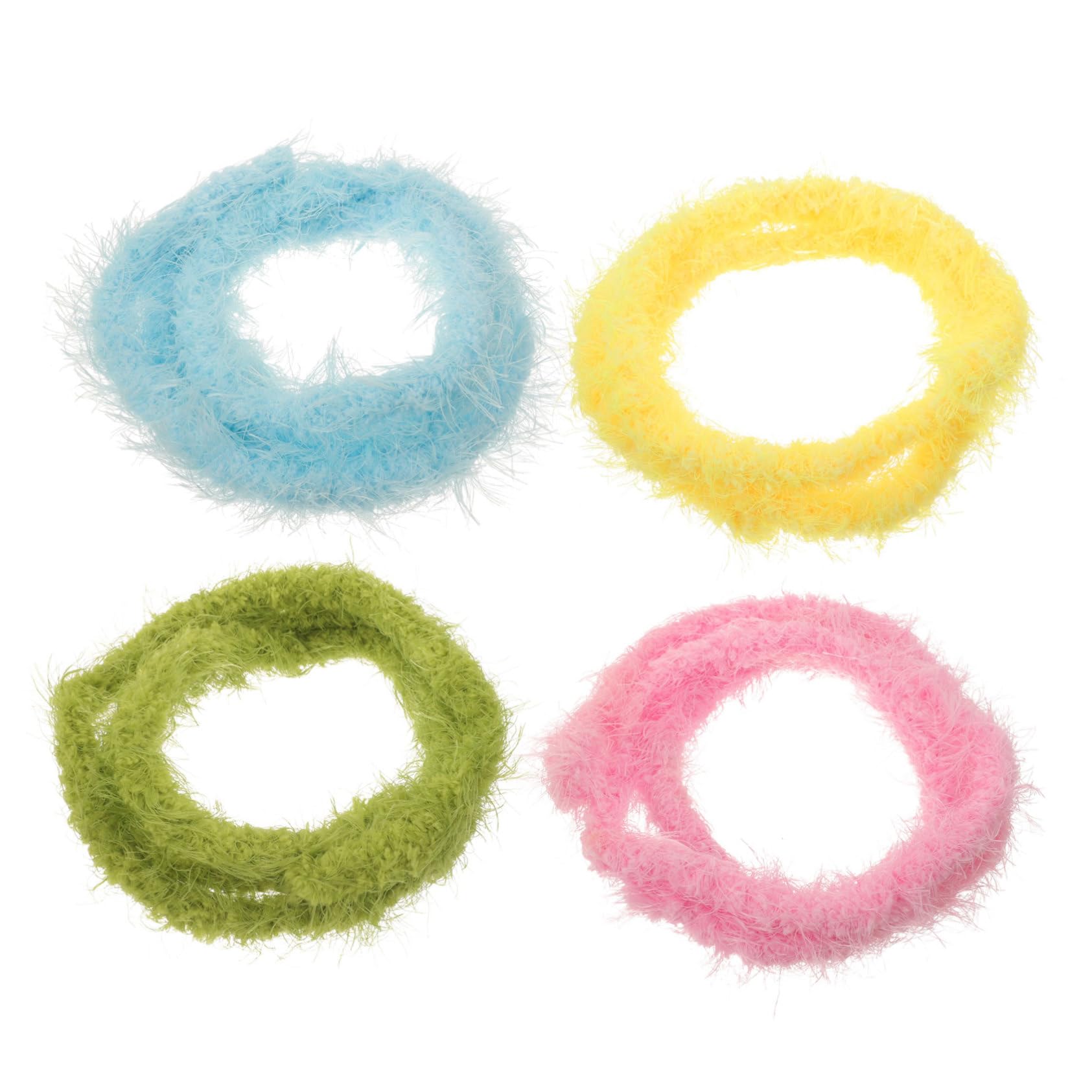 STOBOK 3 Set Di Forniture Per Artigianato Detergenti Steli Di Ciniglia Bacchette Intrecciate Soffici Creatività Immaginazione 4 Pezzi * 3