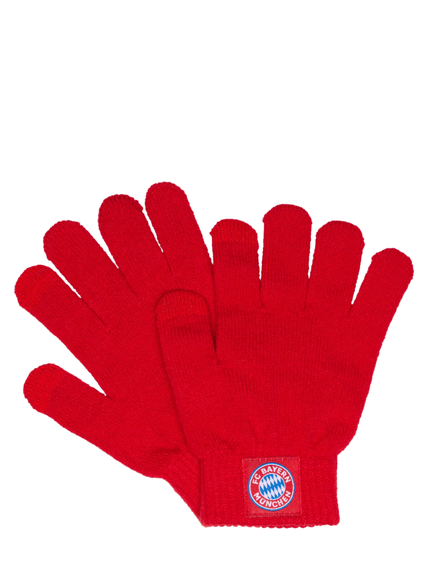 FC Bayern München I Strickhandschuh mit Touch I Unisex I Rot I L Sport & Freizeit