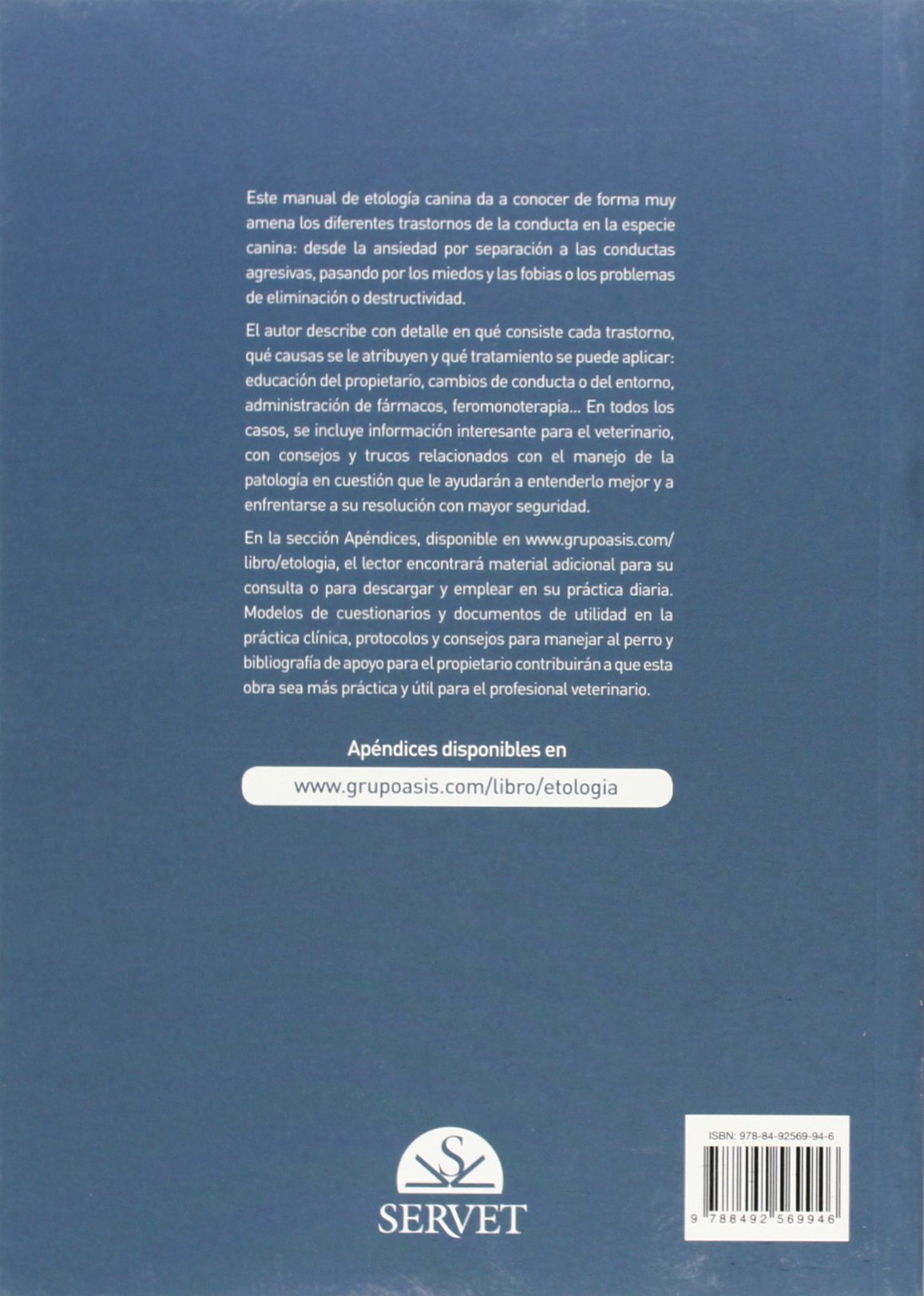 Manual de etología canina ((n/a))