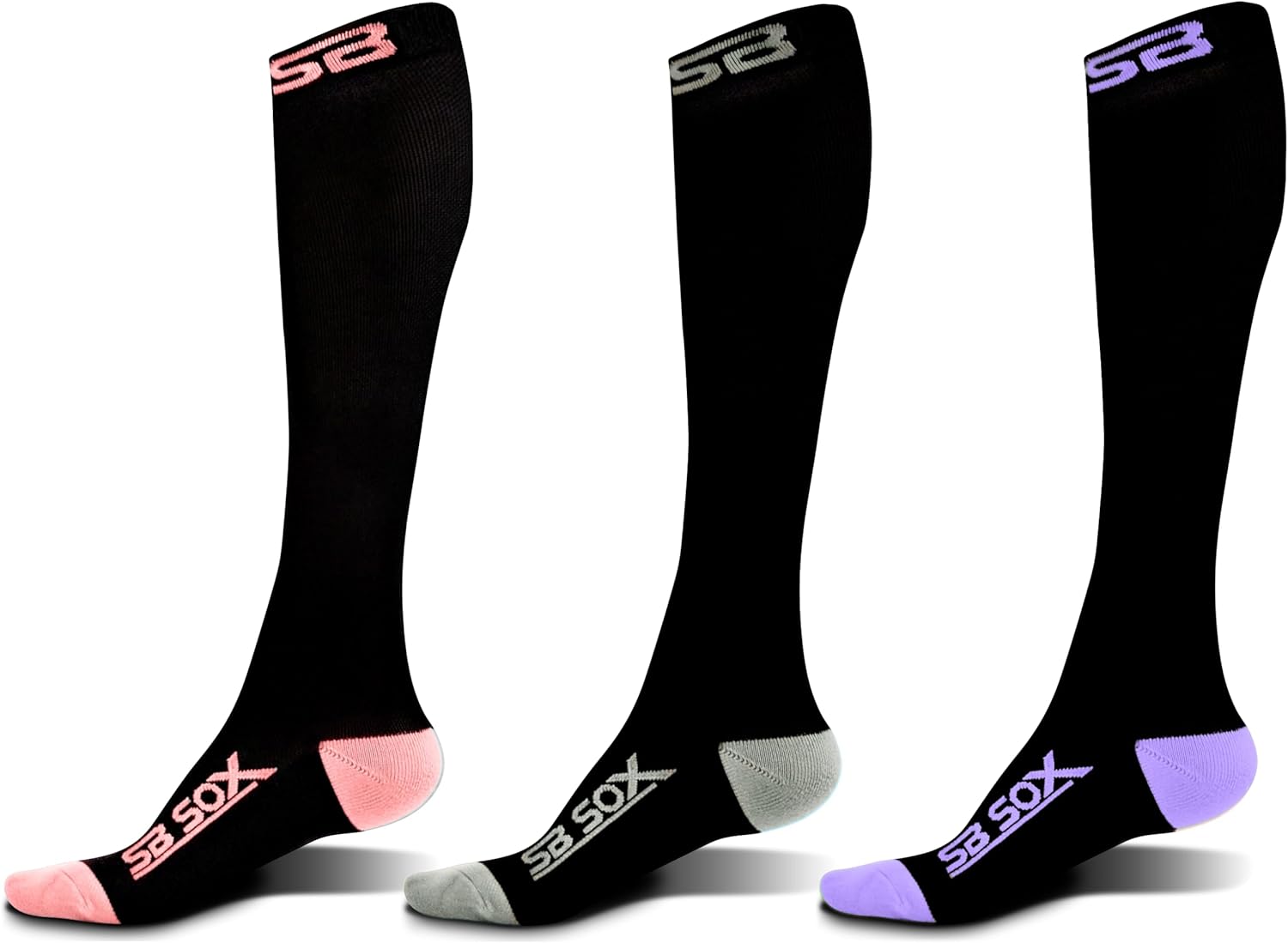 SB SOX - 3 Pairs Size X-Large Compression Socks