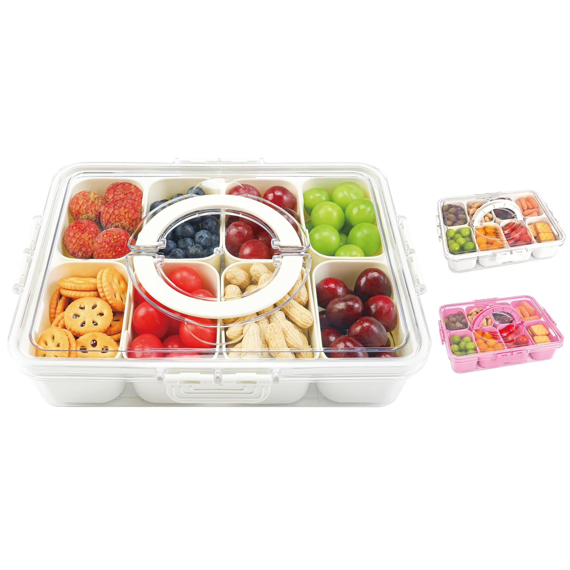 Amazon.com: WGBP Snackle Box Container, 8 Compartment Divided