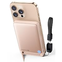 INIU per MagSafe Qi2 15W Power Bank, Sottilissimo 10000mAh Caricatore