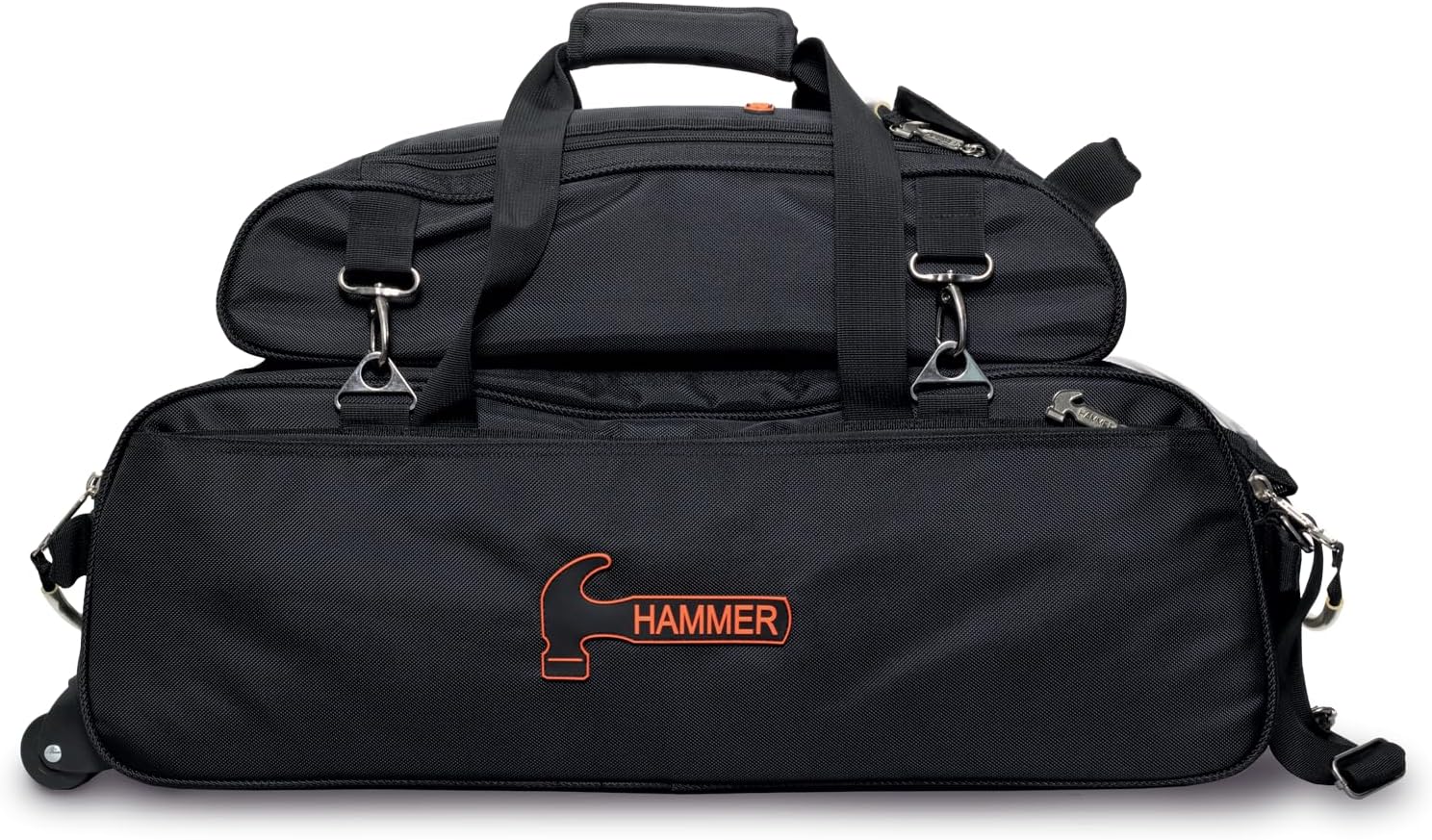 Hammer Premium Slim Triple Tote with Pouch - Black