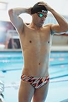 Vista 3 de TYR Tracer-X Elite Racing Swim Goggles Dorado/naranja espejado