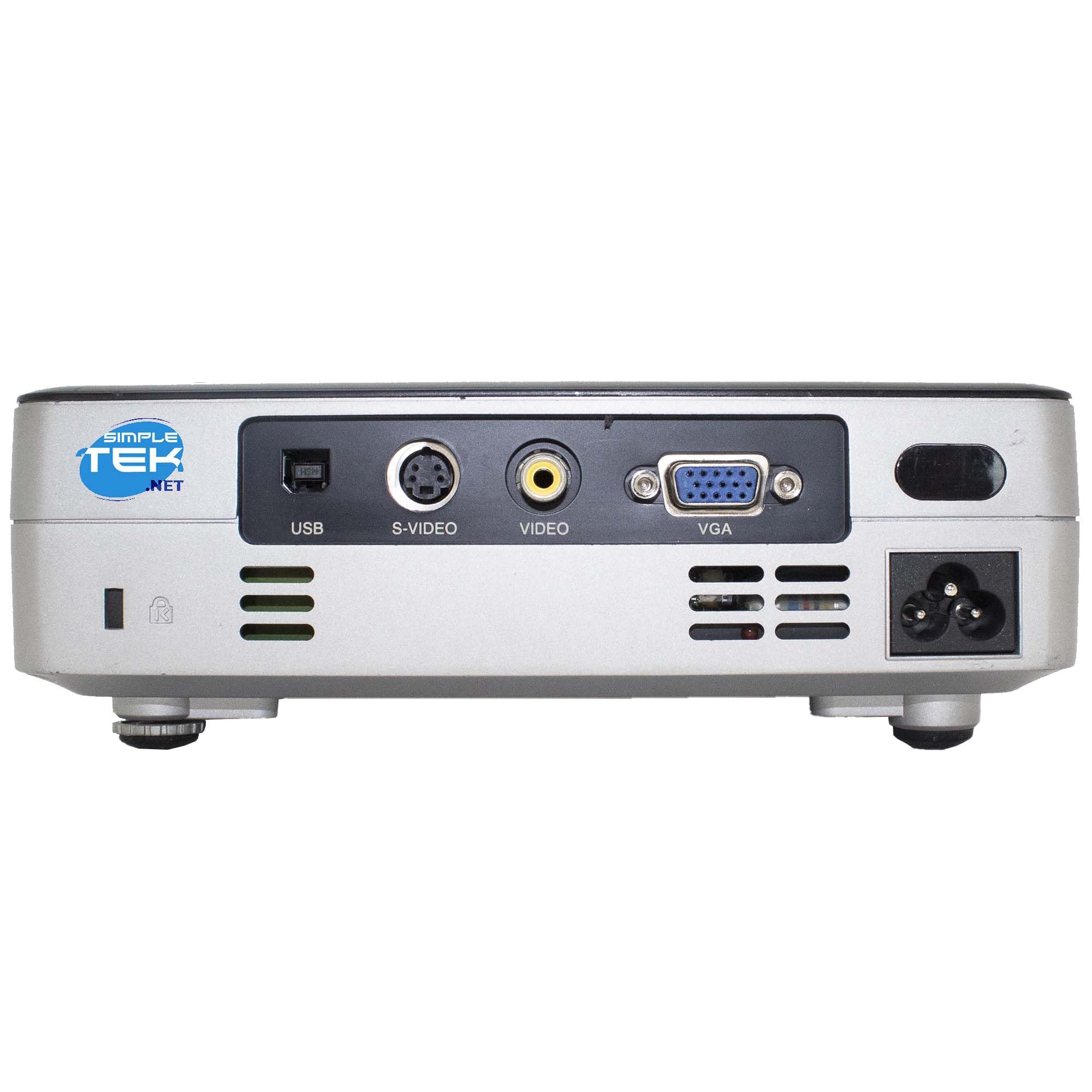 SIMPLETEK - EP729 Mini Proiettore DLP VGA RCA Videoproiettore Ultraportatile (Ricondizionato)