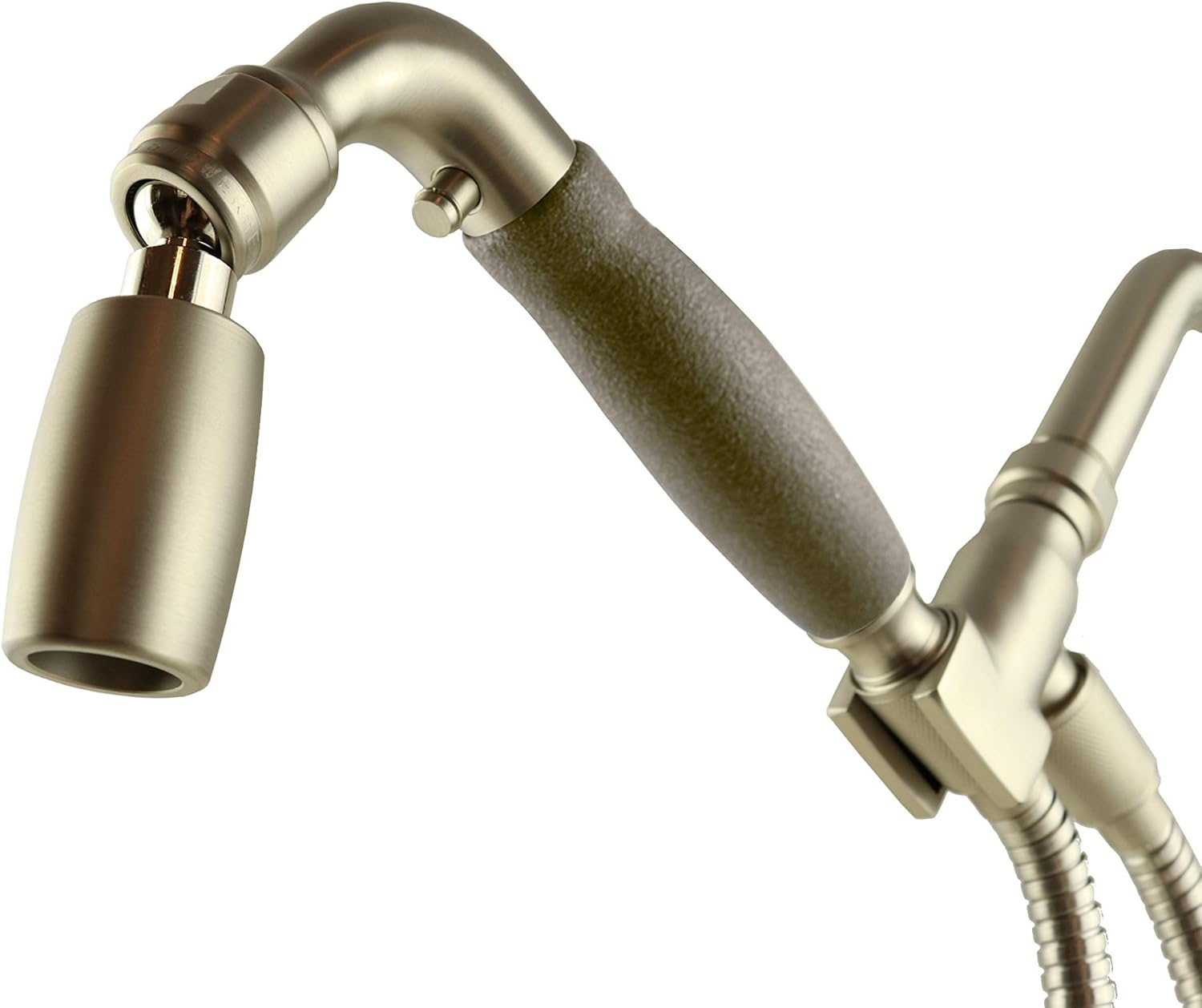 High Sierra's Solid Metal Handheld Shower Head Kit with SlipFree Grip