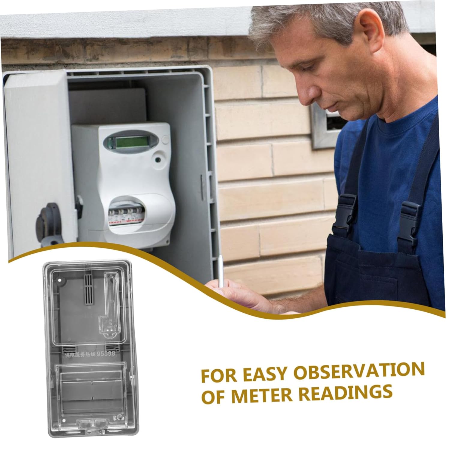 Household Electric Box Outdoor Energy Protective Case Plastic Electric Distribution Box Safe Easy to Maintain