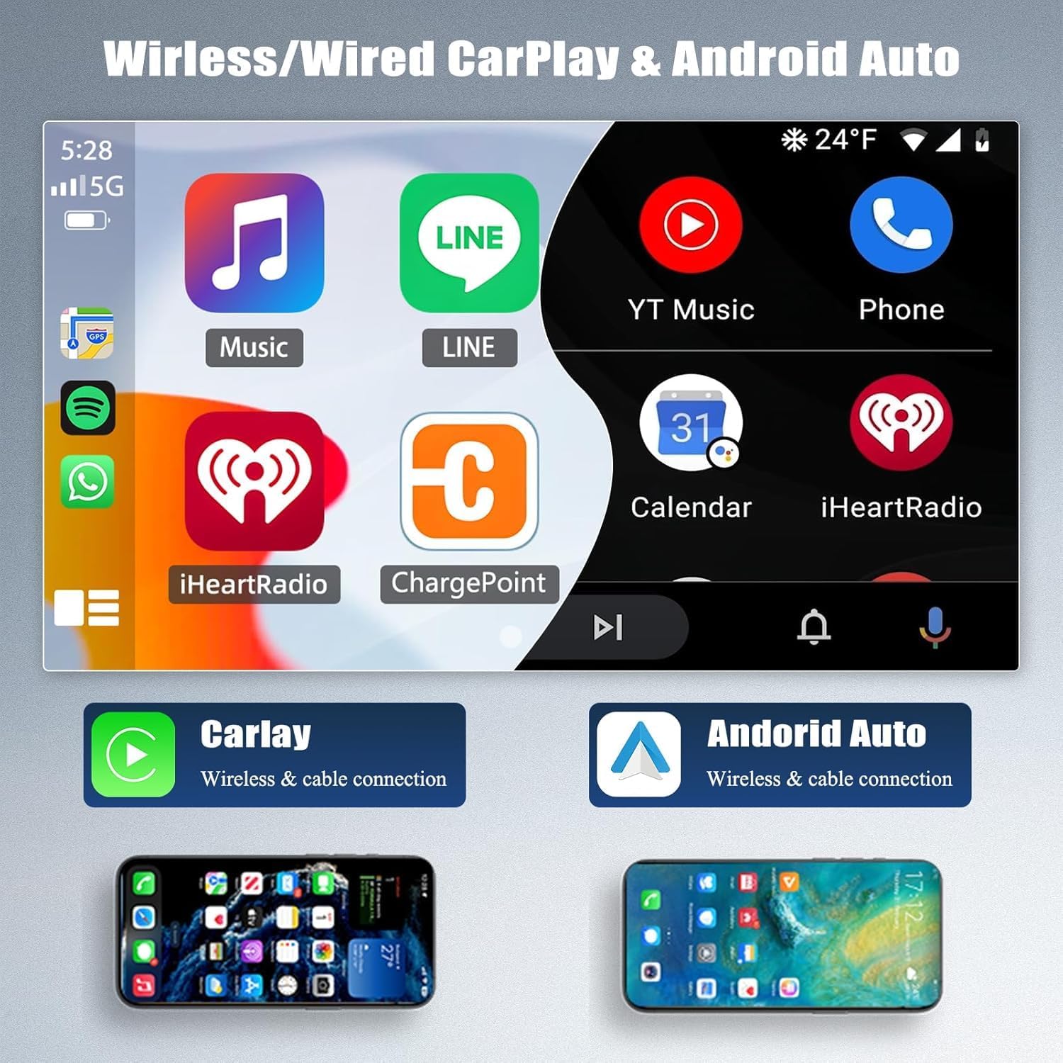 9-calowy 2 DIN Android 15 Odtwarzacz samochodowy do H-onda Jazz GD 2002-2008 (4 64GB) Wyświetlacz dotykowy Radio Multimedialny Jednostka główna z CarPlay GPS WiFi BT SWC DSP FM RDS,K3 pro