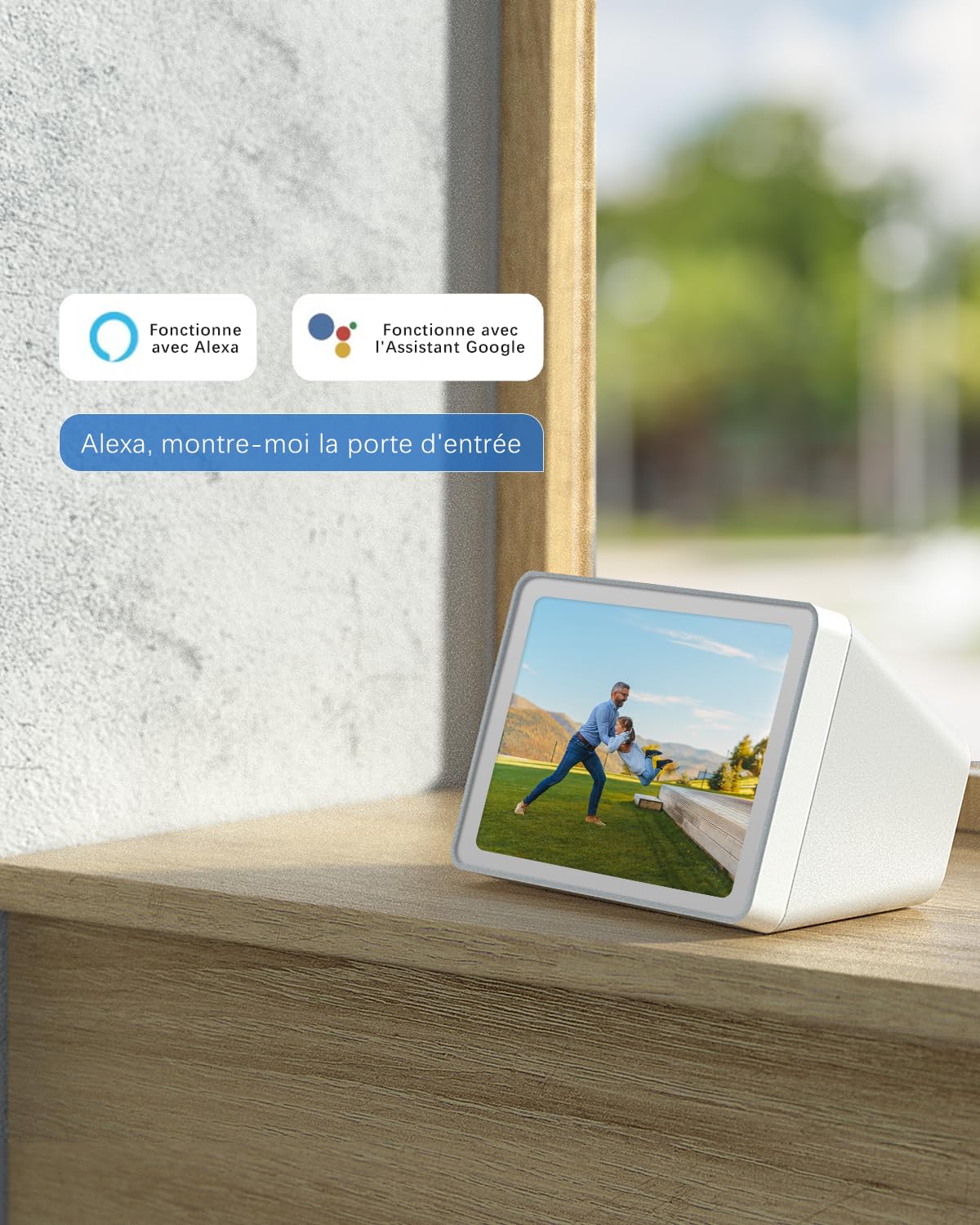 COCOCAM 2K Camera Surveillance WiFi Exterieure sans Fil Batterie