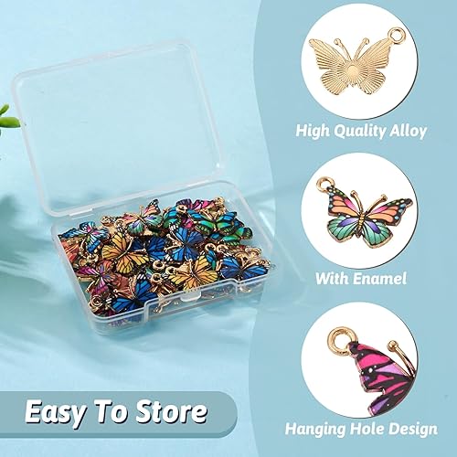 Vista 72 de Cheriswelry 30 dijes de aleación de cono de pino y ardilla, chapados en oro claro, con forma de cono de pino y ardilla, adornos colgantes de 0.47 a