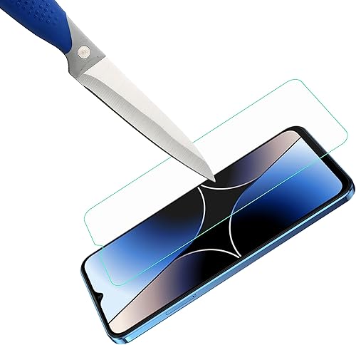 Miniatura 4 de Mr.Shield [Paquete de 3] Protector de pantalla para Ulefone Note 16 Pro [vidrio templado] [vidrio japonés con dureza 9H] Protector de pantalla