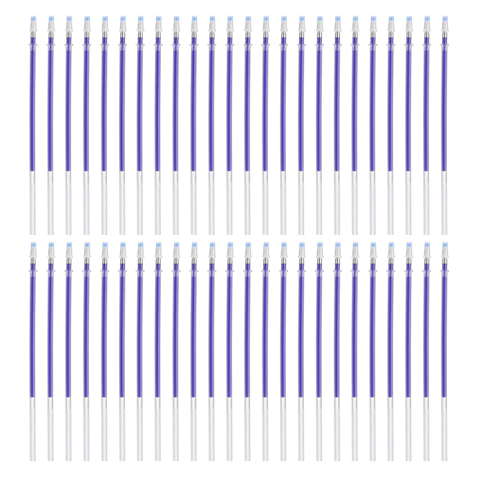 PATIKIL 0.8mm Gel Pens Refills, 48 Pack Glitter Gel Pens Sparkle Metallic Ink Medium Point Colored Refill Set for Adults Coloring Books Journaling Scrapbooking Art Drawing, Purple