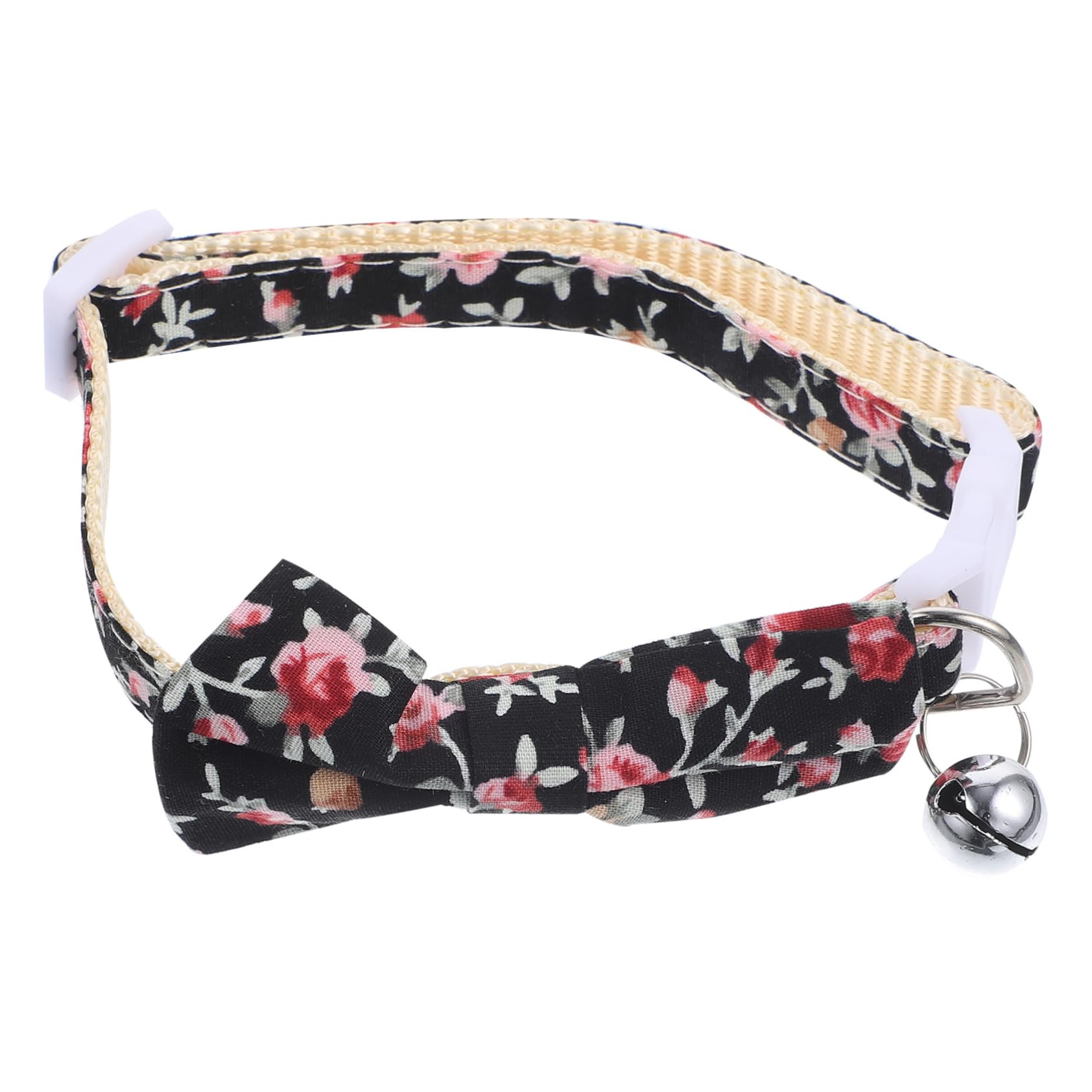 Collares de gato de nailon Kisangel set de 5 piezas ajustables para gatitos y cachorros