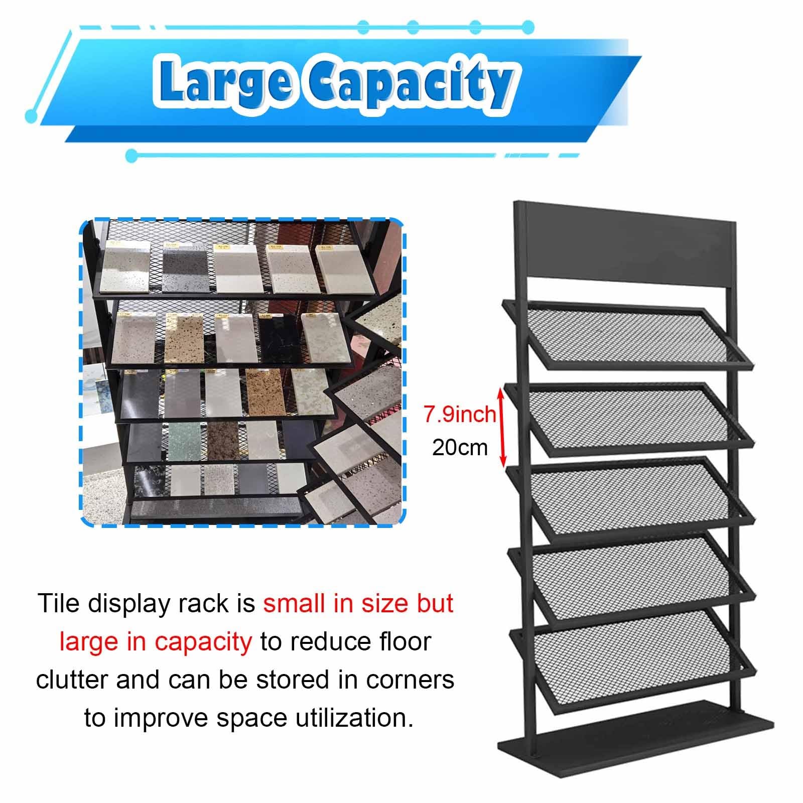 Amazon.co.jp: 磁器タイル サンプル ディスプレイ ラック 木製プレート